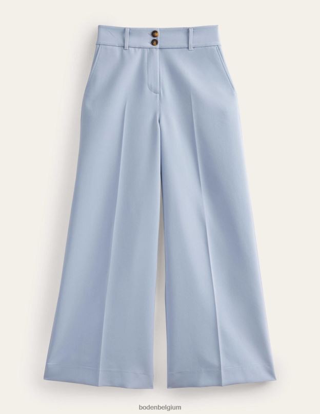 femmes Boden blizzard bleu pantalon large taille haute vêtements Z42D01631