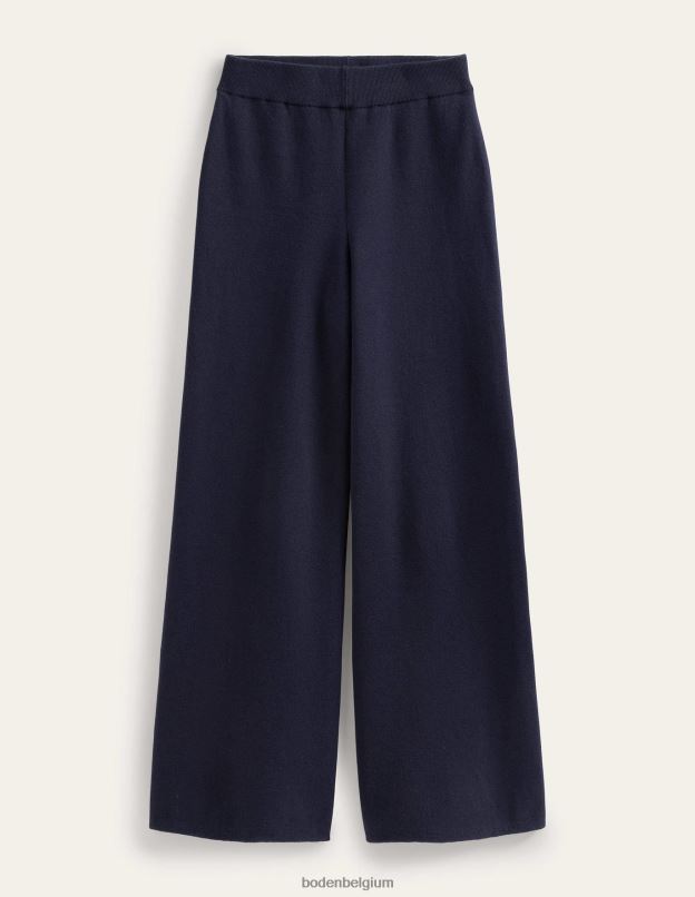 femmes Boden marine pantalon en jacquard vêtements Z42D01749