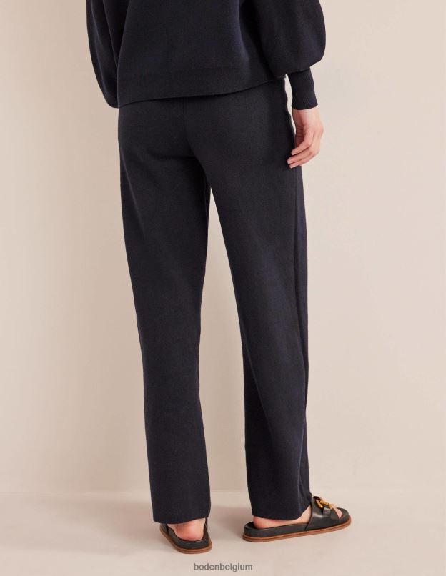 femmes Boden marine pantalon en jacquard vêtements Z42D01749