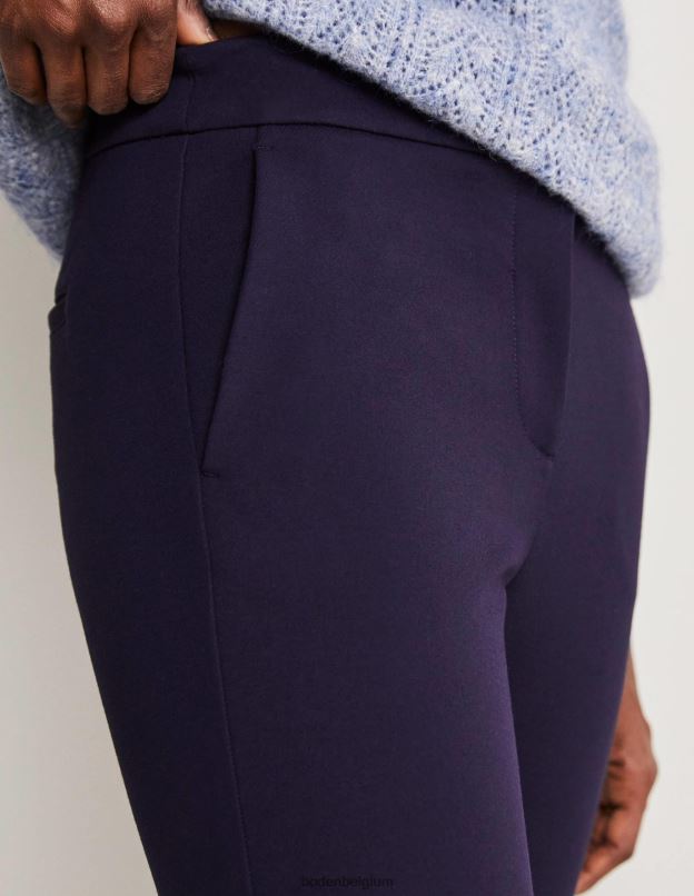 femmes Boden marine pantalon en jersey 7/8 hampshire vêtements Z42D0336