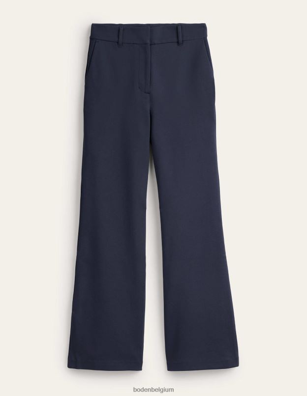 femmes Boden marine pantalon évasé hampshire vêtements Z42D0599