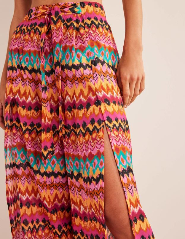 femmes Boden multi et ikat pantalon fendu à enfiler sur le côté vêtements Z42D02489