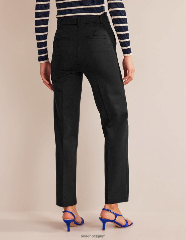 femmes Boden noir pantalon en jersey pimlico vêtements Z42D0597
