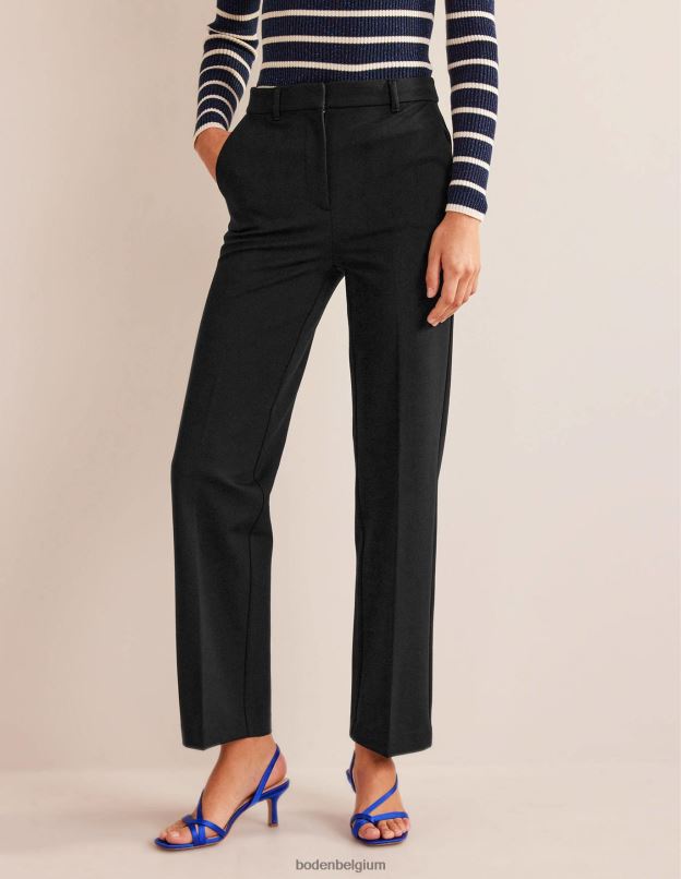 femmes Boden noir pantalon en jersey pimlico vêtements Z42D0597
