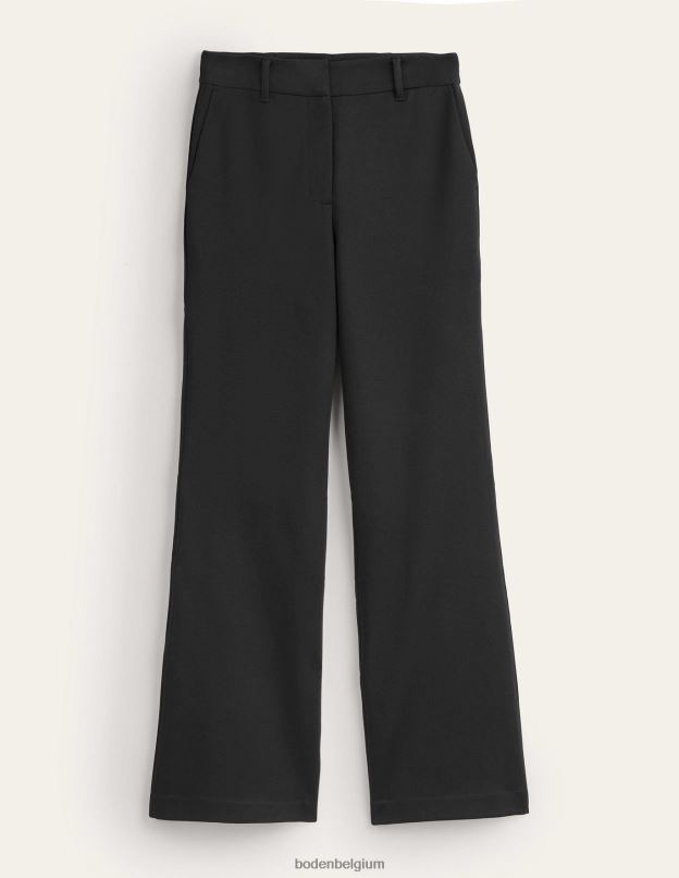 femmes Boden noir pantalon évasé hampshire vêtements Z42D0598