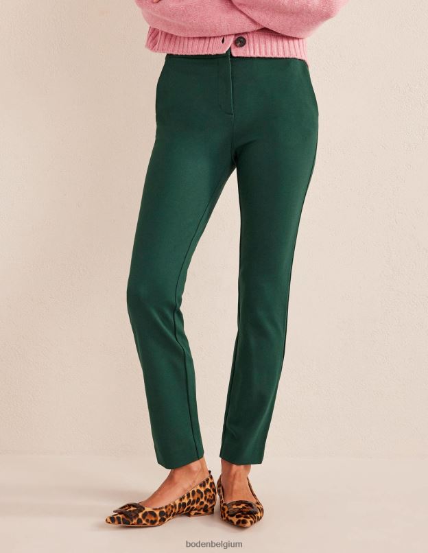 femmes Boden nuit d'émeraude pantalon en jersey 7/8 hampshire vêtements Z42D02143