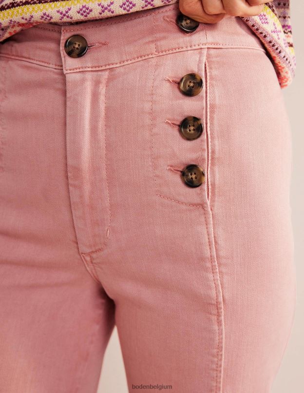 femmes Boden rose pantalon large marin vêtements Z42D0326