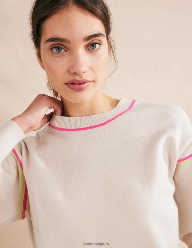 femmes Boden ivoire chaud sweat tricoté vêtements Z42D01283