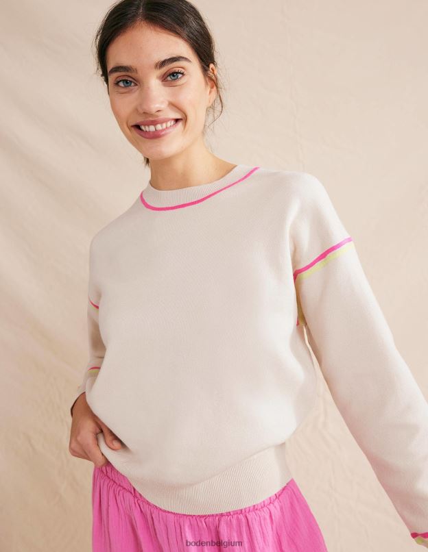 femmes Boden ivoire chaud sweat tricoté vêtements Z42D01283
