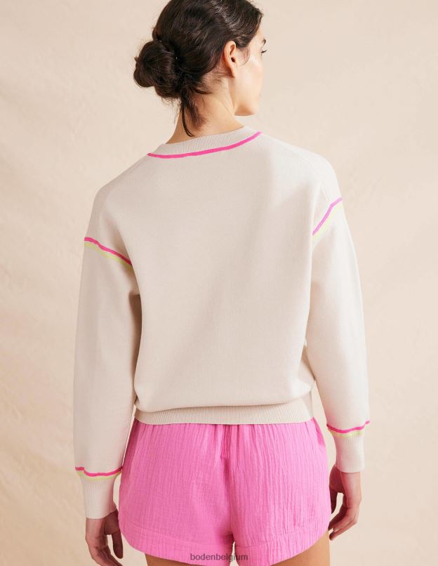 femmes Boden ivoire chaud sweat tricoté vêtements Z42D01283