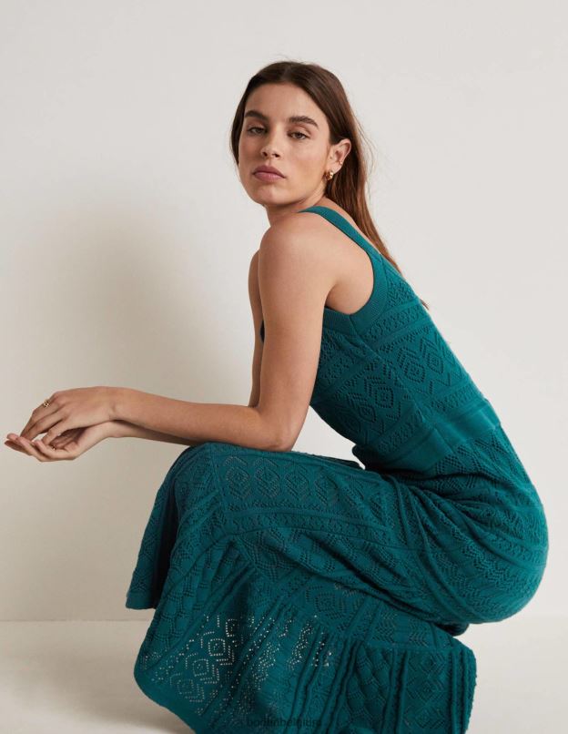 femmes Boden Baie de Chesapeake robe longue en dentelle tricotée vêtements Z42D02230