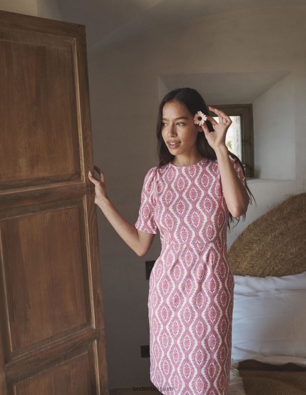 femmes Boden amaryllis et couronne botanique robe zoé en jersey vêtements Z42D05