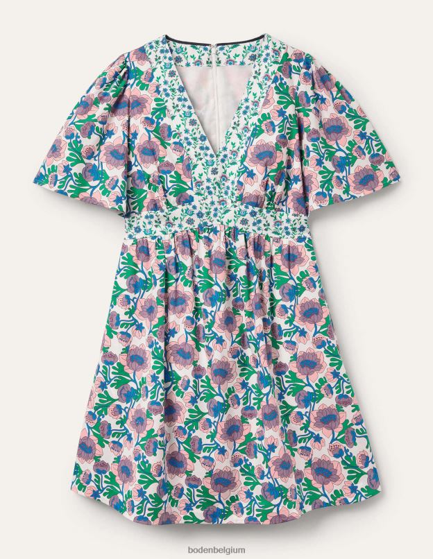 femmes Boden bourgeon multi & terrasse robe à détail contrastant vêtements Z42D02238