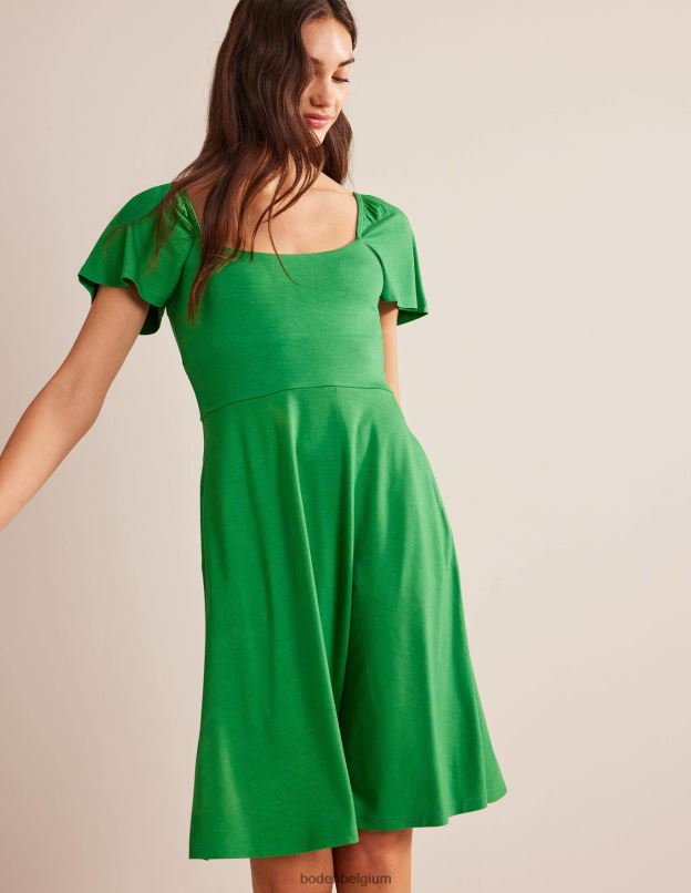 femmes Boden collines robe courte en jersey à encolure carrée vêtements Z42D01136