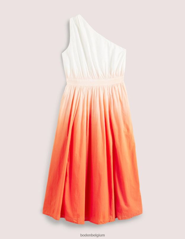 femmes Boden colorant de trempage de pétard robe midi asymétrique vêtements Z42D01947