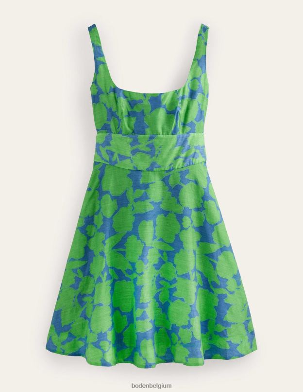 femmes Boden jasmin vert et fleur de Windsor robe courte en organza vêtements Z42D01431