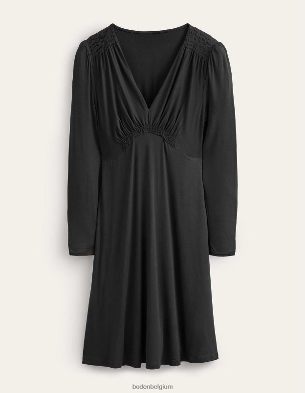 femmes Boden noir robe courte en jersey vêtements Z42D01437