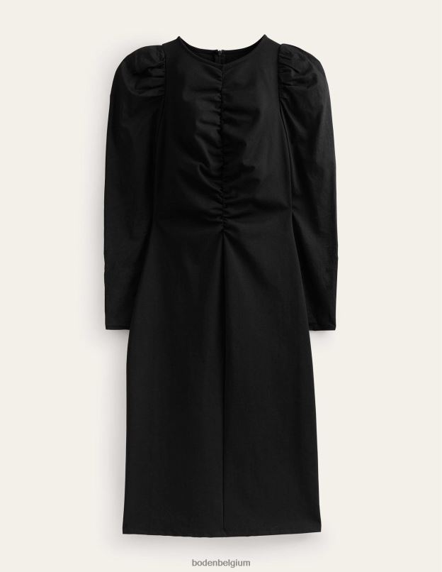 femmes Boden noir robe midi en jersey vêtements Z42D01615