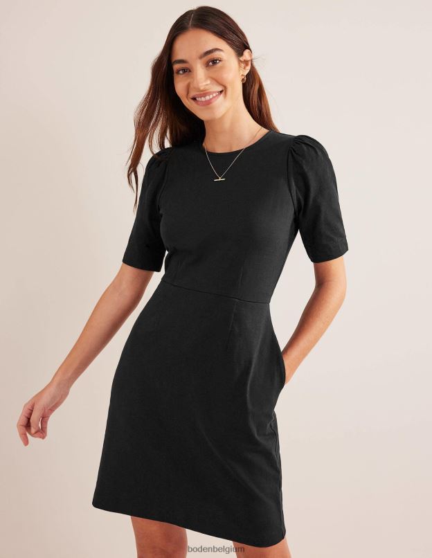 femmes Boden noir robe zoé en jersey vêtements Z42D02509