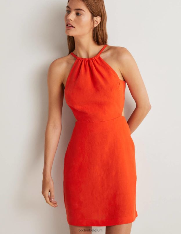 femmes Boden pétard robe courte à détail au dos vêtements Z42D02455