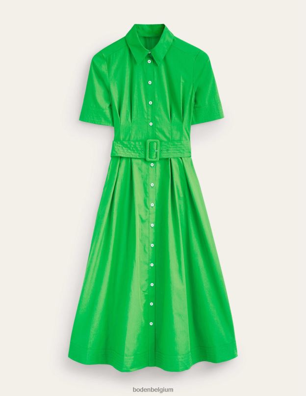 femmes Boden vert clair robe-chemise mi-longue pippa vêtements Z42D051