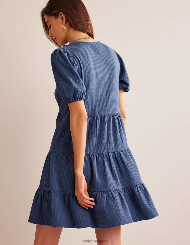 femmes Boden vraie marine robe en jersey crépon vêtements Z42D02161