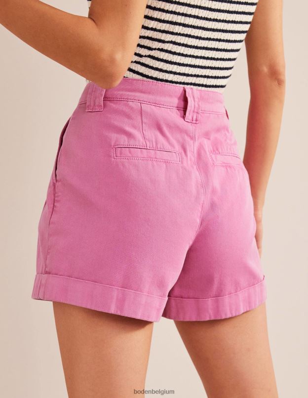 femmes Boden fleur de prunier short décontracté en coton vêtements Z42D01694