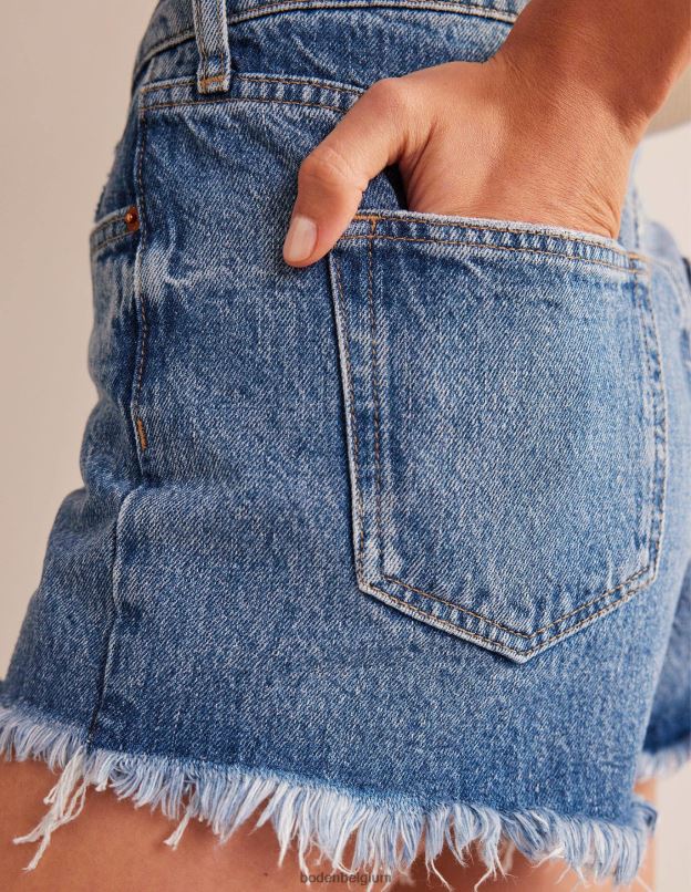 femmes Boden mi millésime short de plage rigide vêtements Z42D0613