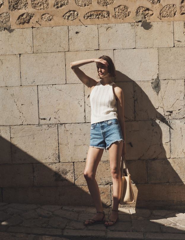 femmes Boden mi millésime short de plage rigide vêtements Z42D0613