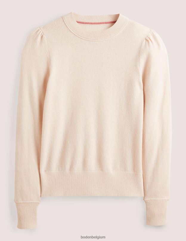 femmes Boden corde pull en cachemire à épaules bouffantes vêtements Z42D01551