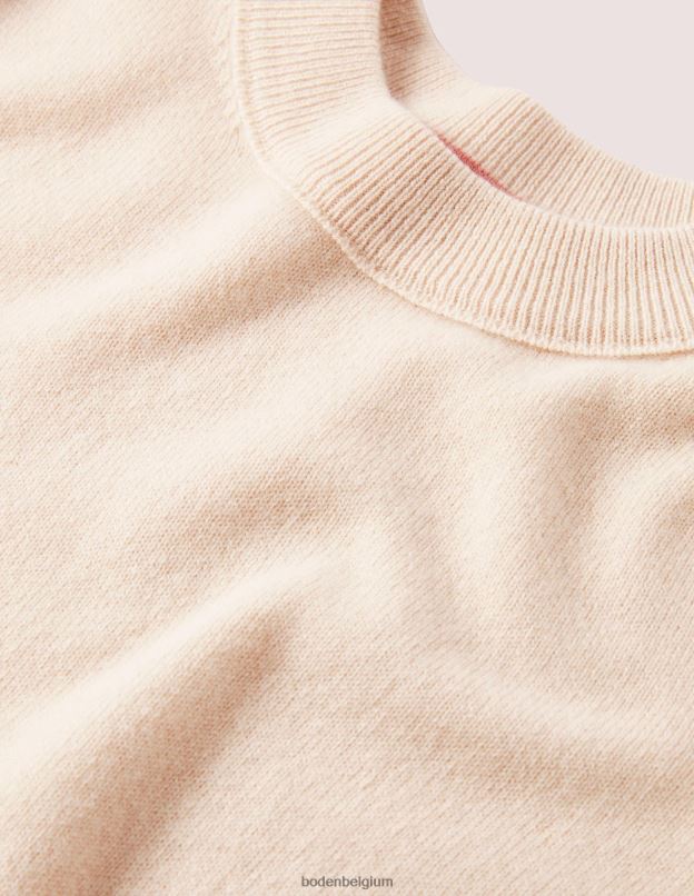 femmes Boden corde pull en cachemire à épaules bouffantes vêtements Z42D01551