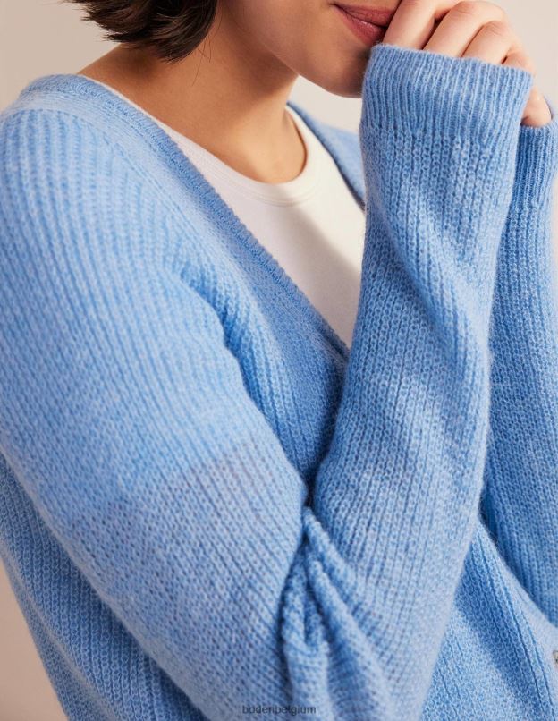 femmes Boden graine de lin cardigan court duveteux vêtements Z42D02099