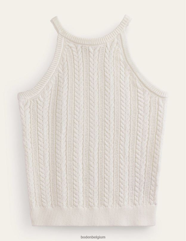 femmes Boden ivoire chaud débardeur tricoté en maille vêtements Z42D0616