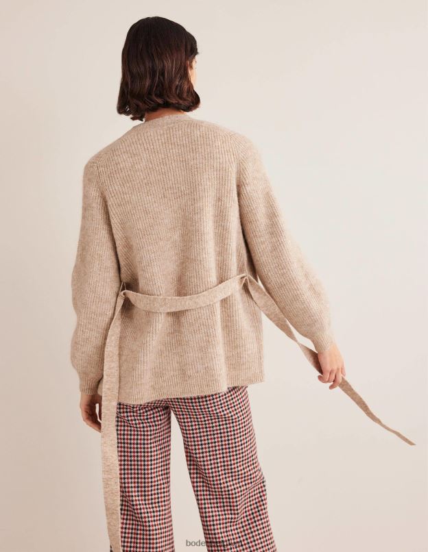 femmes Boden mélange chinchilla cardigan duveteux à ceinture vêtements Z42D01906