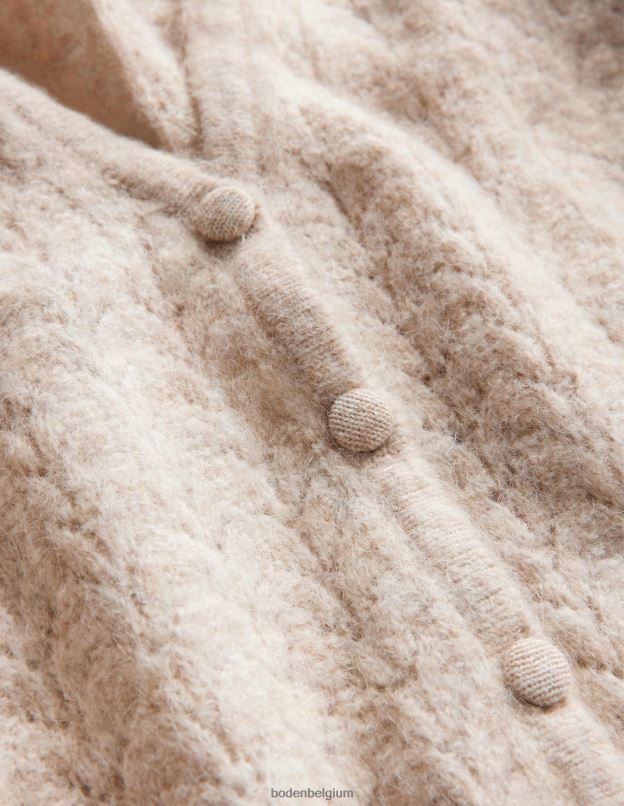 femmes Boden mélange de flocons d'avoine cardigan pointelle vêtements Z42D01331