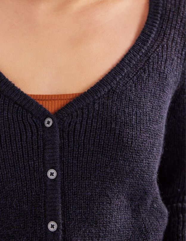 femmes Boden marine cardigan court duveteux vêtements Z42D01177