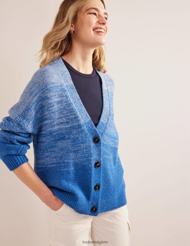 femmes Boden ombre bleue cardigan moelleux vêtements Z42D02141