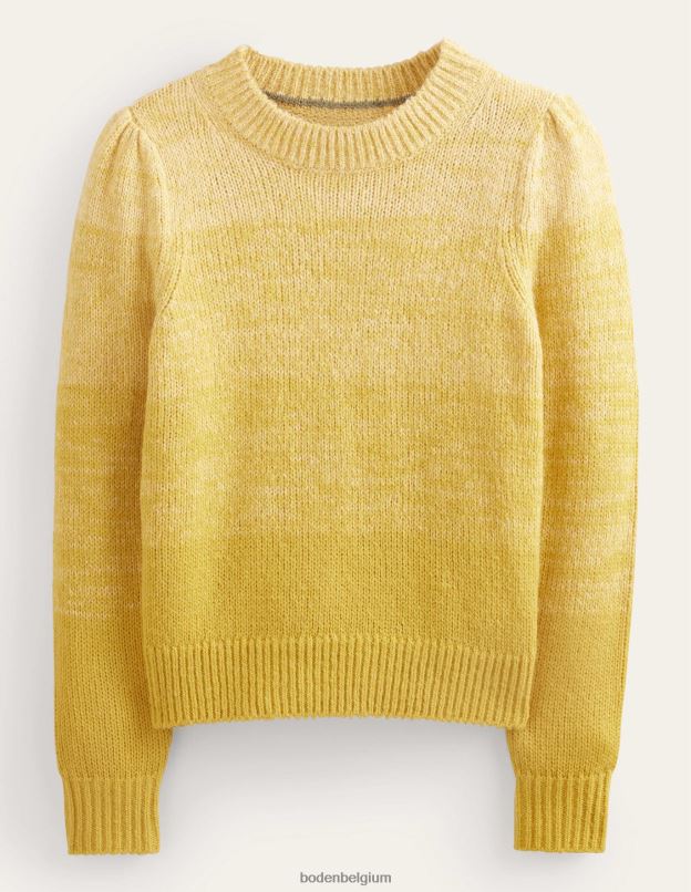 femmes Boden ombre jaune pull moelleux vêtements Z42D01498