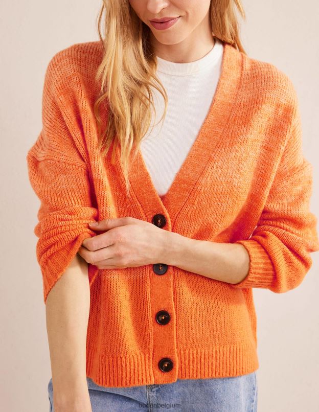 femmes Boden ombre orange cardigan moelleux vêtements Z42D02132