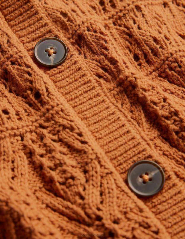 femmes Boden érable cardigan en coton pointelle vêtements Z42D02220