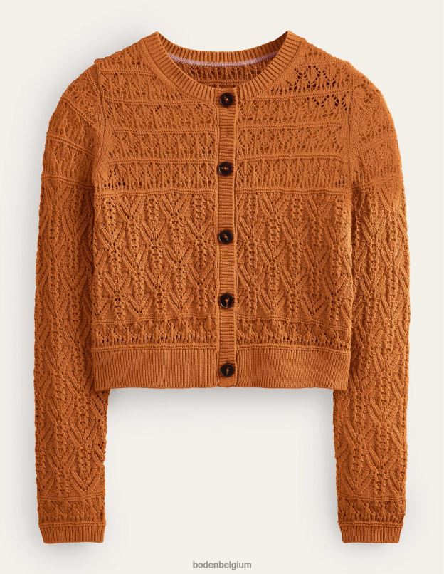 femmes Boden érable cardigan en coton pointelle vêtements Z42D02220