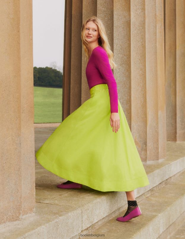 femmes Boden rose violette cardigan côtelé court en mérinos vêtements Z42D02133