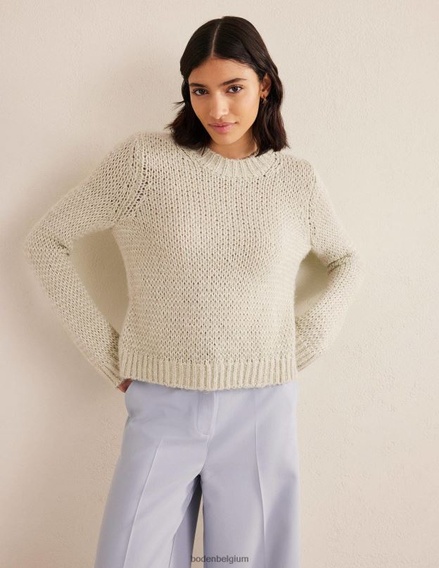 femmes Boden sève pull duveteux à mailles ouvertes vêtements Z42D01473