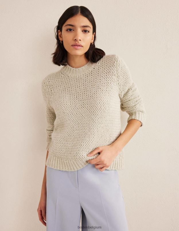 femmes Boden sève pull duveteux à mailles ouvertes vêtements Z42D01473