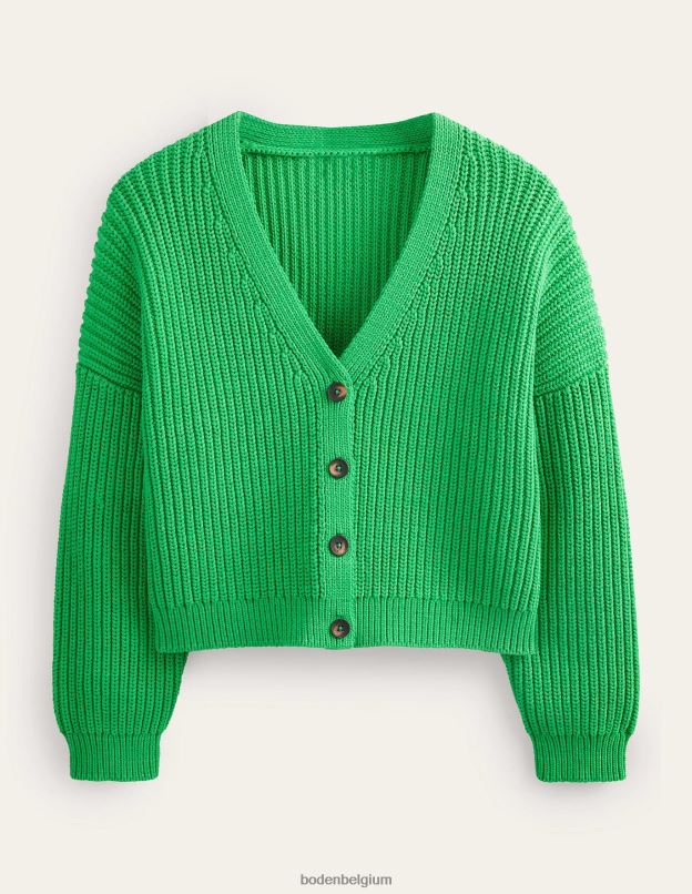 femmes Boden vert clair cardigan côtelé oversize vêtements Z42D02086