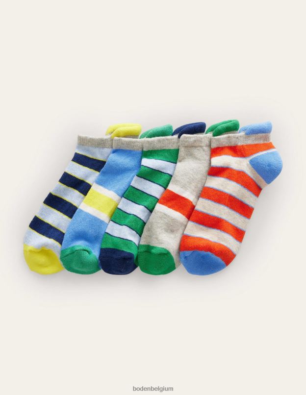 filles Boden multi lot de 5 chaussettes de sport accessoire Z42D0840
