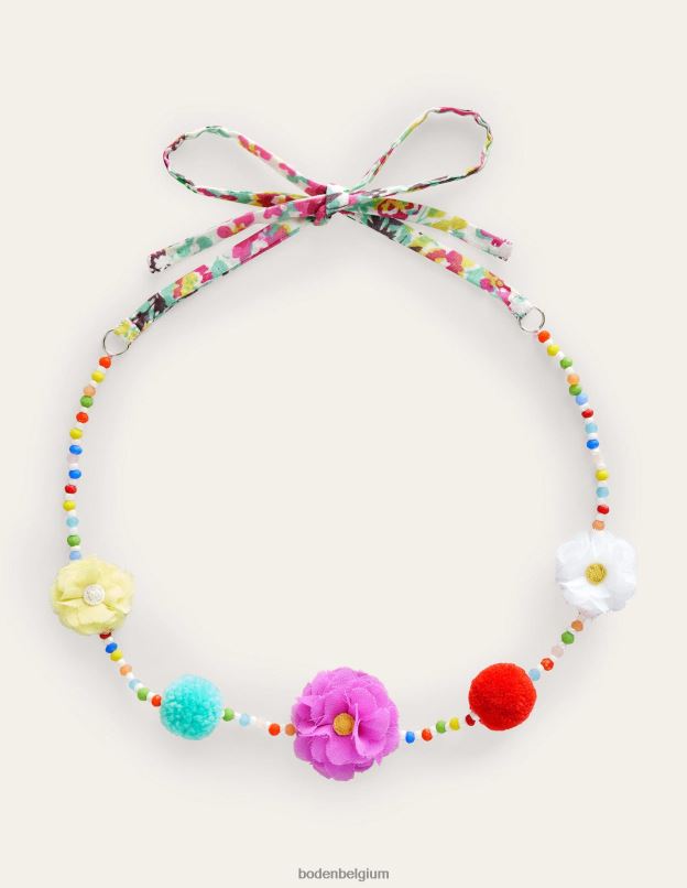 filles Boden fleurs multi-perles collier accessoire Z42D02732