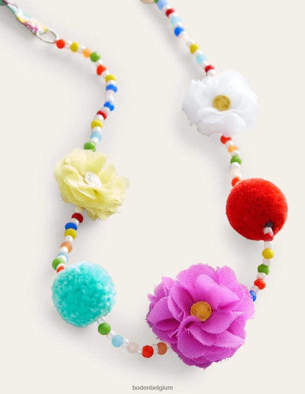 filles Boden fleurs multi-perles collier accessoire Z42D02732