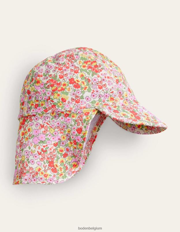 filles Boden multi printemps floral bonnet de bain imprimé résistant au soleil accessoire Z42D03133