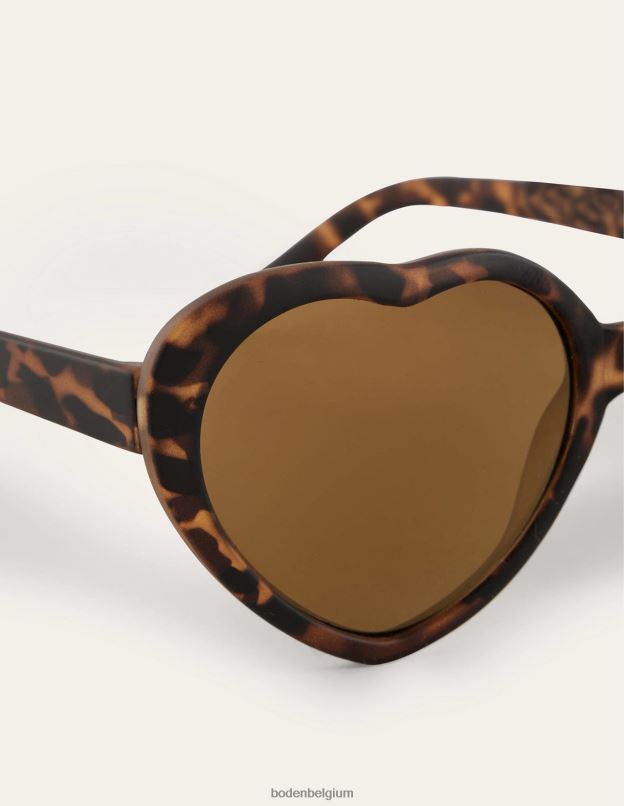 filles Boden coeur marron tortue des lunettes de soleil accessoire Z42D02651